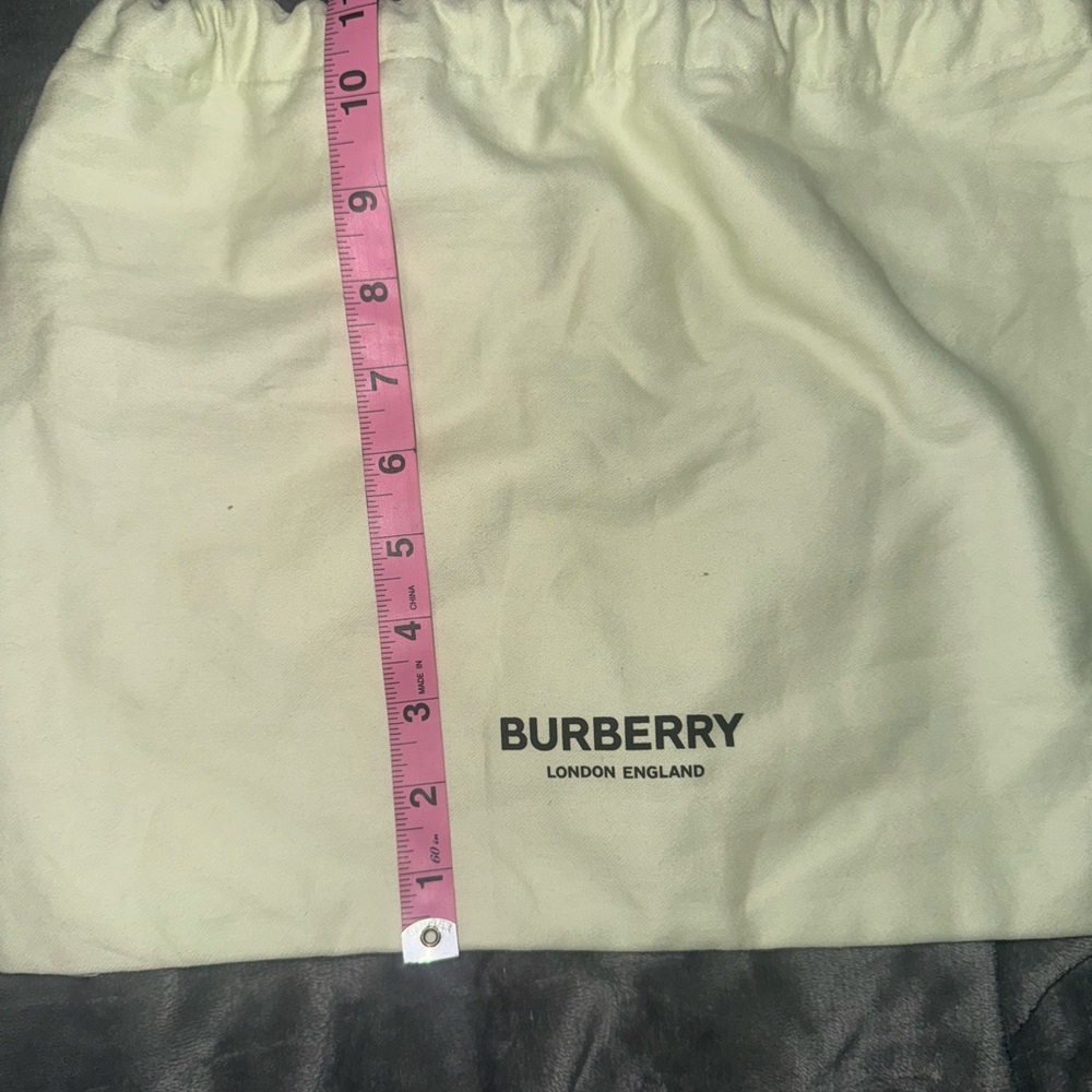🥂Burberry London🥂 Soft Cream/light green dust Bag - Picture 2 of 3